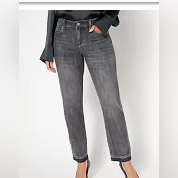 Liverpool Denim - Liverpool Los Angeles The Crop Letdown Hem Jean - Sz 6/28